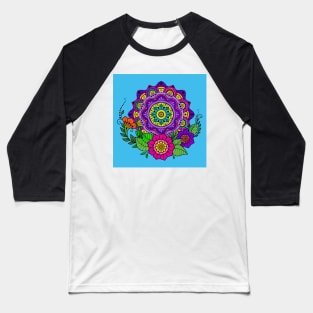 Floral Mandalas 208 (Style:22) Baseball T-Shirt